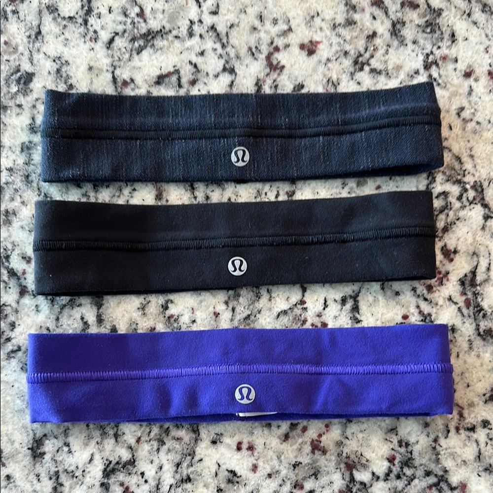 Lululemon Athletica Hair Accessories - Black, black/navy, Purple